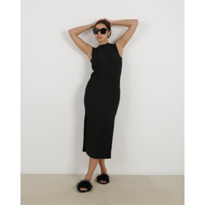 Anine Bing Melanie dress sleeveless black