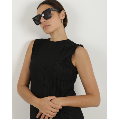 Anine Bing Melanie dress sleeveless black
