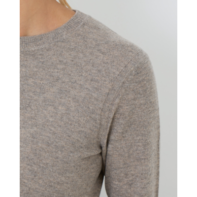 Closed Wollen Pullover Old Pine