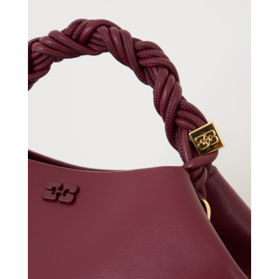 Ganni Bou Bag Burgundy