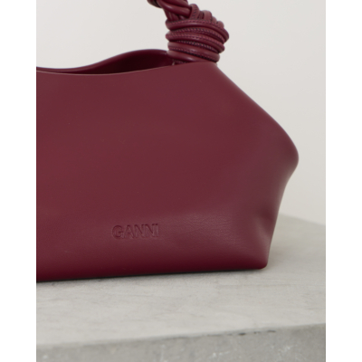 Ganni Bou Bag Burgundy