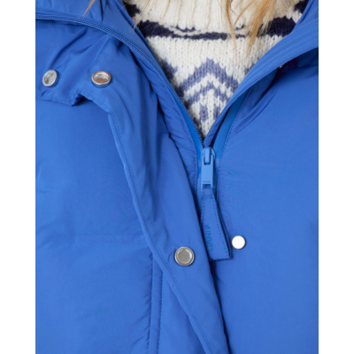 Ganni Oversized Puffer Coat Bright Cobal