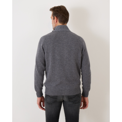 Gran Sasso Cardigan Wool Grey