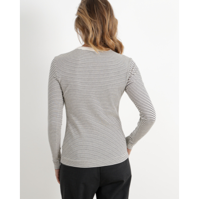 Penn&Ink Longsleeve T-shirt Stripe
