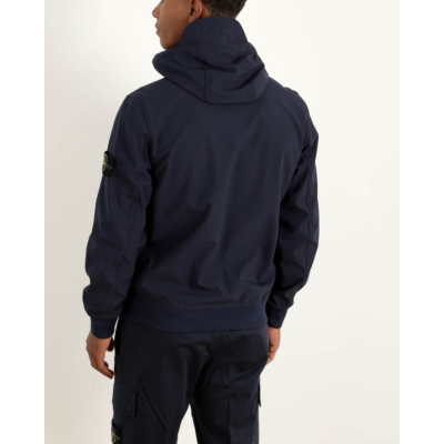 Stone Island Soft Shell Jack Blue