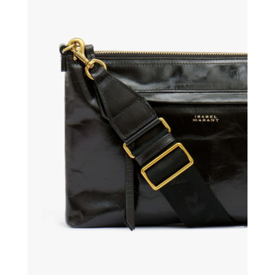 Isabel Marant Nessah Leather Bag Black