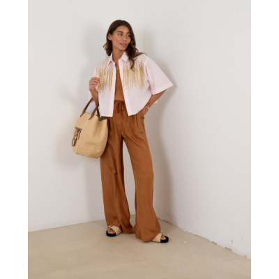 Forte Forte Silk Top Bronze