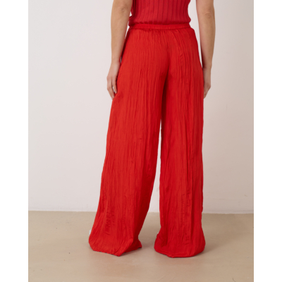 Joseph Silk Habotai Thoresby Trousers Crimson