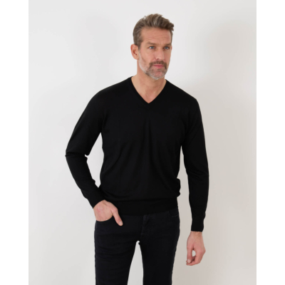 Fedeli Wollen Pullover Black