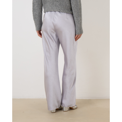 Vince Fluid Satin Bias Pant Silversto