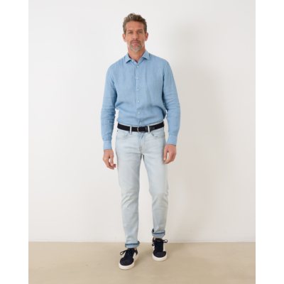 Xacus Casual Shirt Denim Blauw