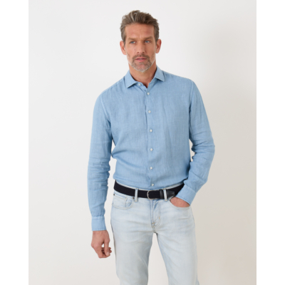 Xacus Casual Shirt Denim Blauw