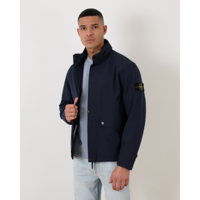 Stone Island Light Soft Shell Jack Navy blue