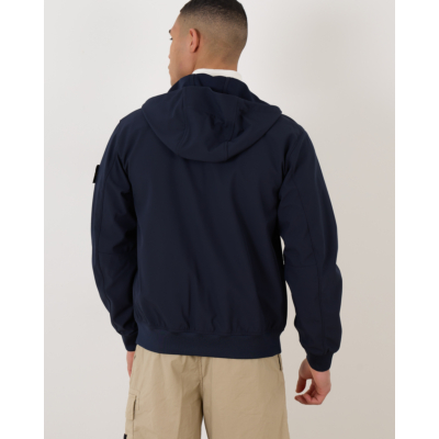 Stone Island Light Soft Shell Jack Navy Blue