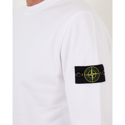 Stone Island Crewneck Sweatshirt 63051 White