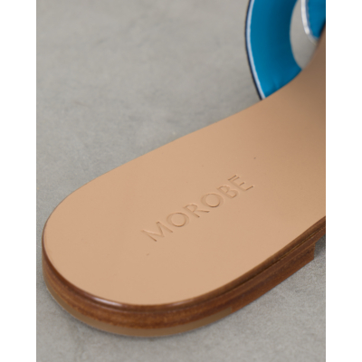 Morobé Mules Flat Robien Silver Crac