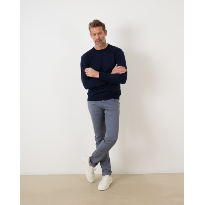 Kiton Cotton Pullover Navy