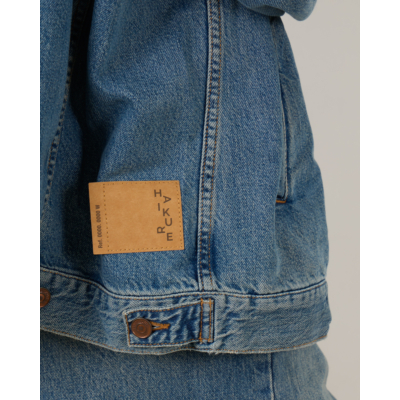 Haikure Janet Denim Jacket Blue Tencel