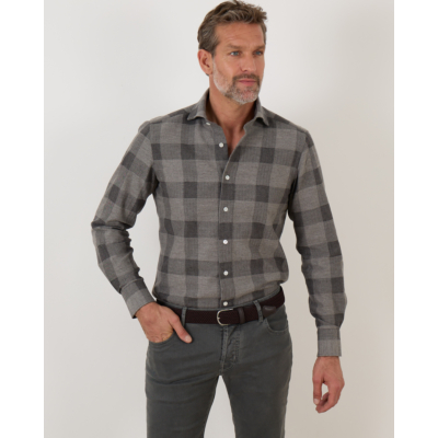 100 Hands Casual Shirt lpf654 Check