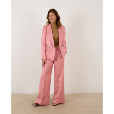 Forte Forte Double Breasted Blazer Rose