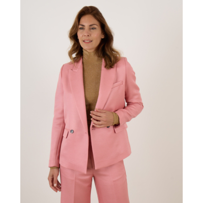 Forte Forte Double Breasted Blazer Rose