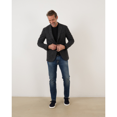 Boglioli Casual Colbert Wool Antra