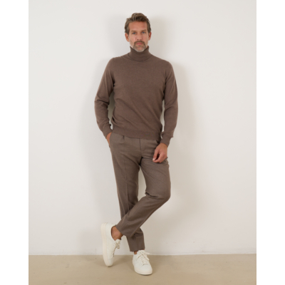 Gran Sasso Turtleneck Pullover Mid Brown