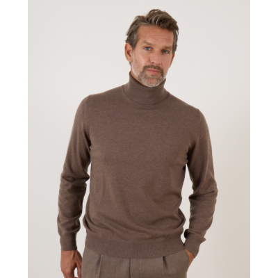 Gran Sasso Turtleneck Pullover Mid Brown