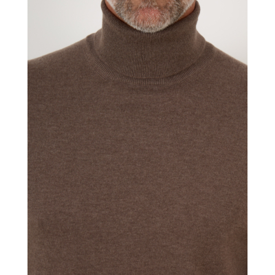 Gran Sasso Turtleneck Pullover Mid Brown