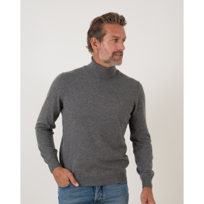Gran Sasso Turtleneck Pullover Mid Grey