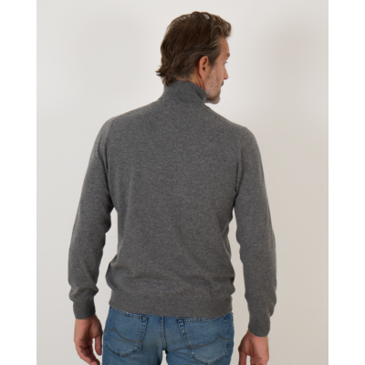 Gran Sasso Turtleneck Pullover Mid Grey