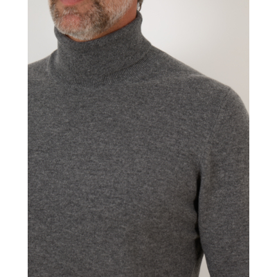Gran Sasso Turtleneck Pullover Mid Grey