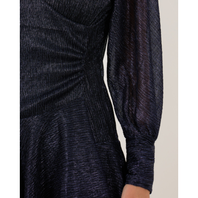 Iro Arria jurk blauw