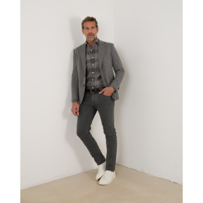 De Petrillo colbert single breasted 4960 grey