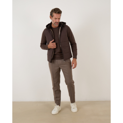 Doriani Cashmere Bodywarmer Marrone