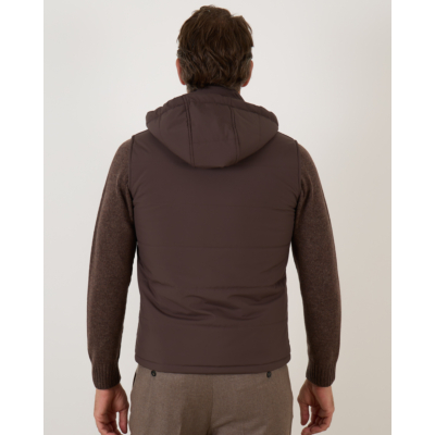 Doriani Cashmere Bodywarmer Marrone
