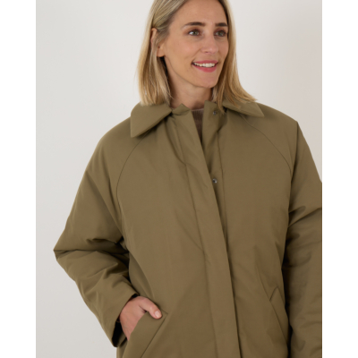 Kassl Editions  Padded Trench Coat Taupe