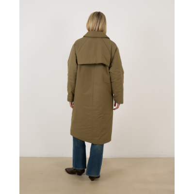Kassl Editions  Padded Trench Coat Taupe
