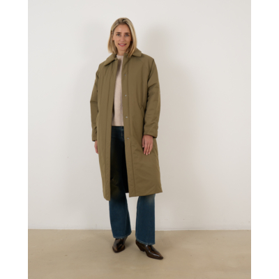 Kassl Editions  Padded Trench Coat Taupe