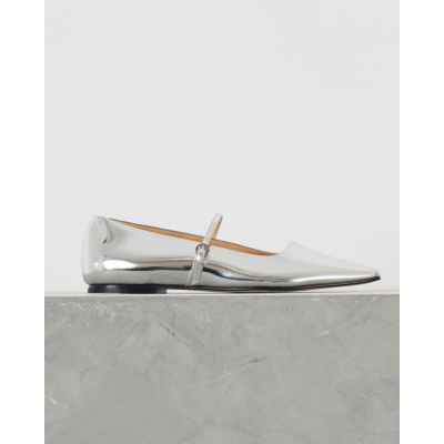 Dear Frances Mary Jane Flats Silver
