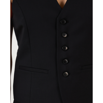 Herman Classic Vest Black