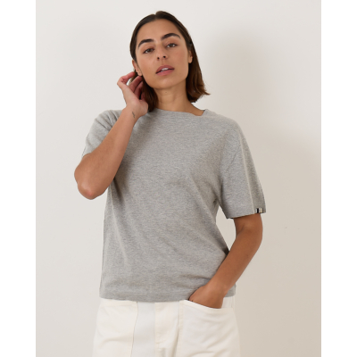 Extreme Cashmere Translate N°268 Cuba T-shirt Grey to English
