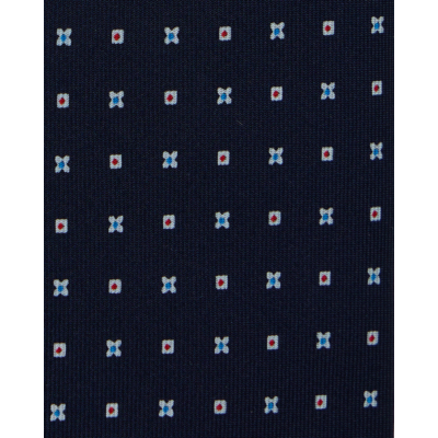 E. Marinella Classic Silk Tie Navy