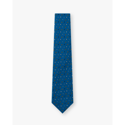 E. Marinella Classic silk tie Light Blue