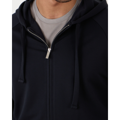 Stefan Brandt Zipped hoody marine