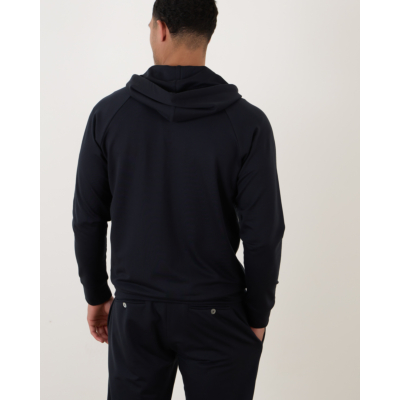 Stefan Brandt Zipped hoody marine