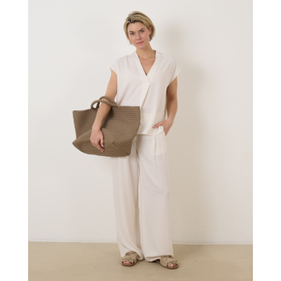 FFC Pantalon Regular Fit Off White