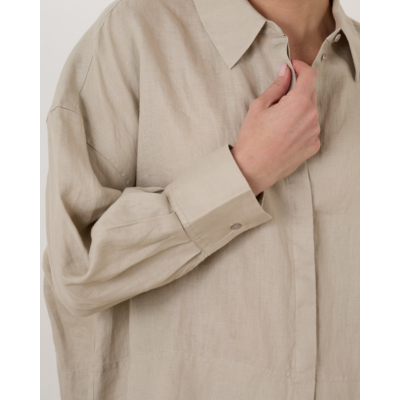 FFC Linnen Blouse Shitake