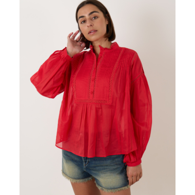 Isabel Marant Disia Blouse Red