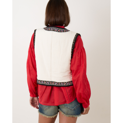 Isabel Marant Zeana gilet Ecru